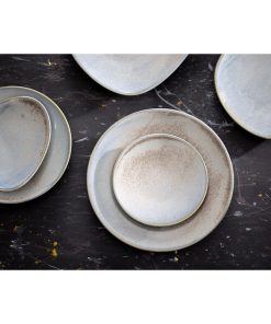 Olympia Ember Blue Triangle Plates 308x255mm Pack of 4 (FU176)