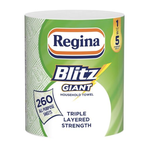 Regina Blitz Giant All Purpose Kitchen Roll 3Ply Pack of 6x1 Rolls (FU297)