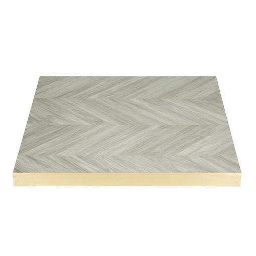 Bolero Pre-Drilled Table Top Chevron Design 700mm (FU512)