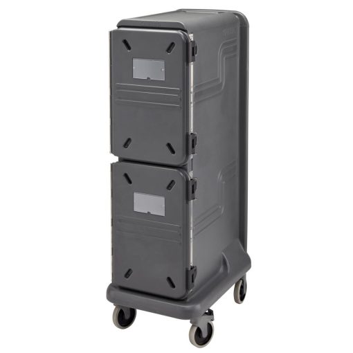 Cambro Ultra Pro Cart Tall Two Door Hot and Cold Food Cart Charcoal Grey (FU693)