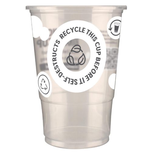 eGreen Printed TWOinONE Flexy Half-pint Glass CE Marked to Brim Pack of of 1000 (FU893)