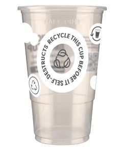 eGreen Printed TWOinONE Flexy Half-pint Glass CE Marked to Line Pack of of 1000 (FU894)