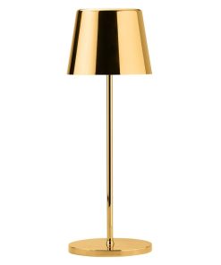 Utopia Bermuda LED Cordless Lamp 320mm Gold Pack of 6 (FU965)