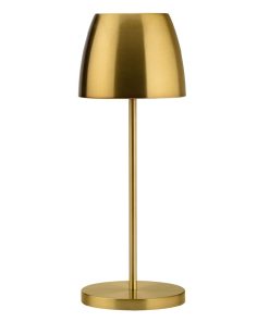 Utopia Montserrat LED Cordless Lamp 300mm Brushed Gold Pack of 6 (FU985)