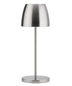 Utopia Montserrat LED Cordless Lamp 300mm Brushed Silver Pack of 6 (FU987)