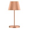 Utopia Dominica LED Cordless Lamp 260mm Brushed Copper Pack of 6 (FU991)