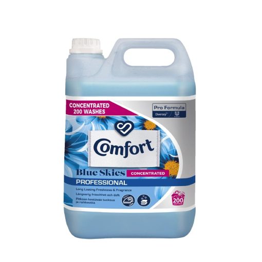 Comfort Pro-Formula Concentrated Fabric Softener Blue Skies 5Ltr Pack of 2 (GL958)