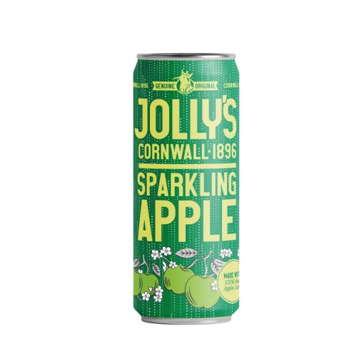 Jollys Cornish Sparkling Apple Juice Cans 250ml Pack of 24 (HN941)