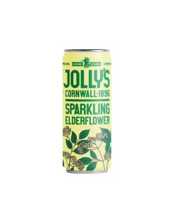 Jollys Cornish Sparkling Elderflower Cans 250ml Pack of 24 (HN945)