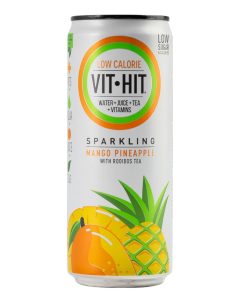 VITHIT Sparkling Mango and Pineapple Vitamin Water 330ml Pack of 12 (HS820)