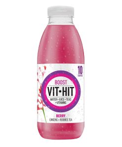 VITHIT Boost Berry Vitamin Water 500ml Pack of 12 (HS821)