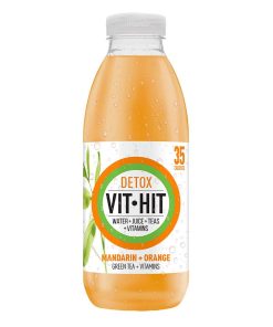 VITHIT Mandarin Detox Vitamin Water 500ml Pack of 12 (HS824)