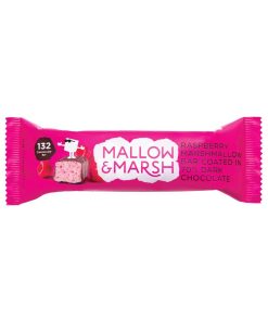 Mallow and Marsh Marshmallow Raspberry and Dark Chocolate Bars 35g Pack of 12 (HS832)