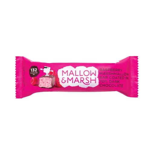 Mallow and Marsh Marshmallow Raspberry and Dark Chocolate Bars 35g Pack of 12 (HS832)