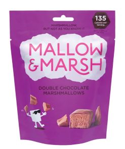 Mallow and Marsh Double Chocolate Marshmallow Pouches 100g Pack of 6 (HS839)