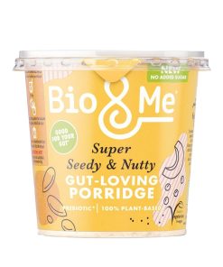 BioandMe Super Seedy and Nutty Porridge Pots 58g Pack of 8 (HS840)