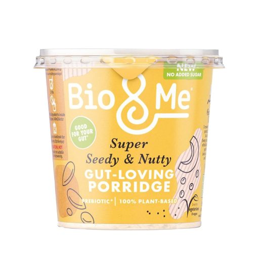 BioandMe Super Seedy and Nutty Porridge Pots 58g Pack of 8 (HS840)