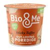 BioandMe Sticky Toffee Porridge Pots 58g Pack of 8 (HS841)