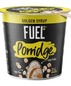 FUEL 10K Golden Syrup Porridge Pots 70g Pack of 8 (HS845)