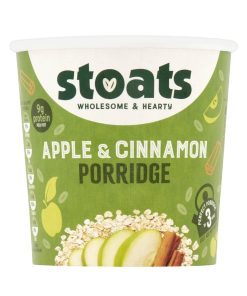 Stoats Apple and Cinnamon Porridge Pots 60g Pack of 16 (HS851)