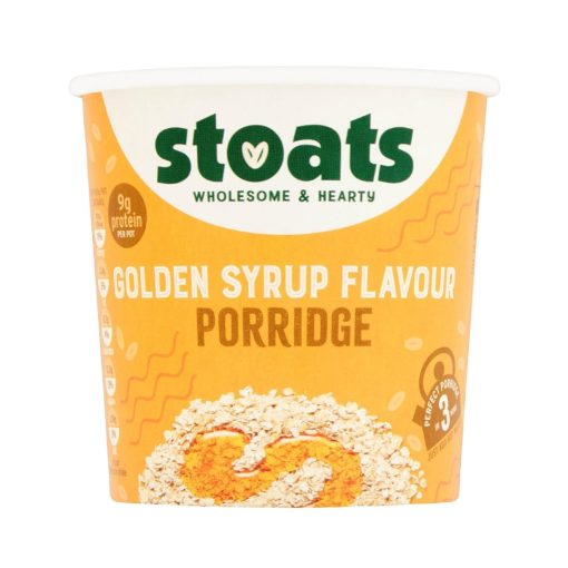 Stoats Golden Syrup Porridge Pots 60g Pack of 16 (HS852)