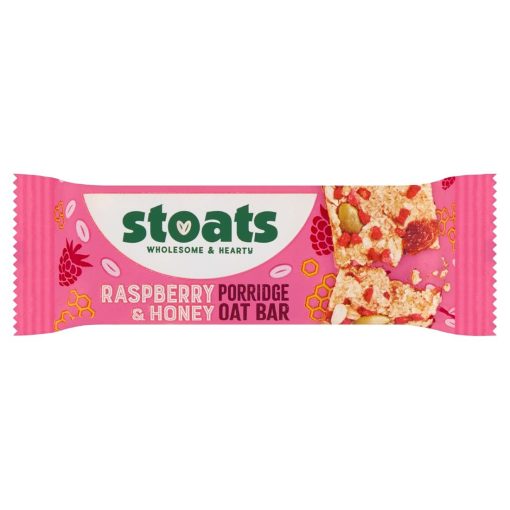 Stoats Raspberry and Honey Oat Bars 42g Pack of 24 (HS855)