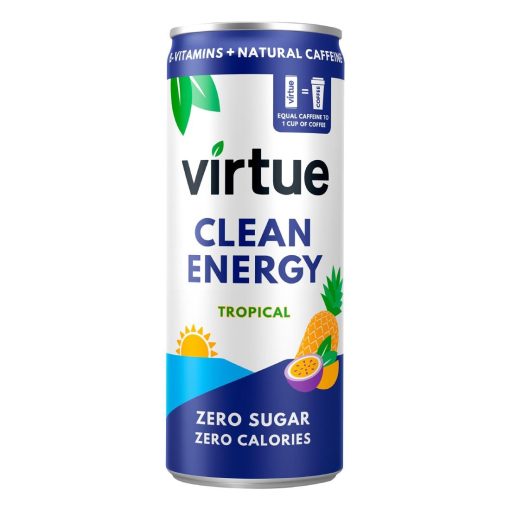 Virtue Clean Energy Tropical Drink 250ml Pack of 12 (HS863)