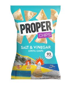 Properchips Impulse Salt and Vinegar Lentil Chips 20g Pack of 24 (HS876)