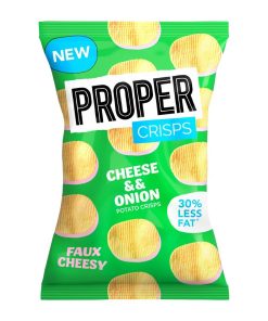 Propercrisps Cheese and Onion Flavour 30g Pack of 24 (HS878)