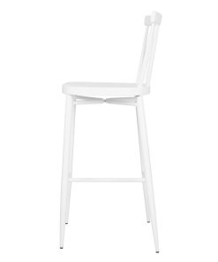 Bolero Windsor Aluminium White High Stools Pack of 2 (DP719)