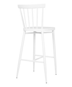 Bolero Windsor Aluminium White High Stools Pack of 2 (DP719)