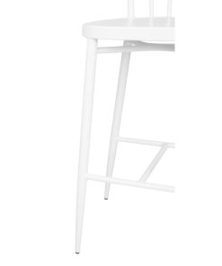 Bolero Windsor Aluminium White High Stools Pack of 2 (DP719)