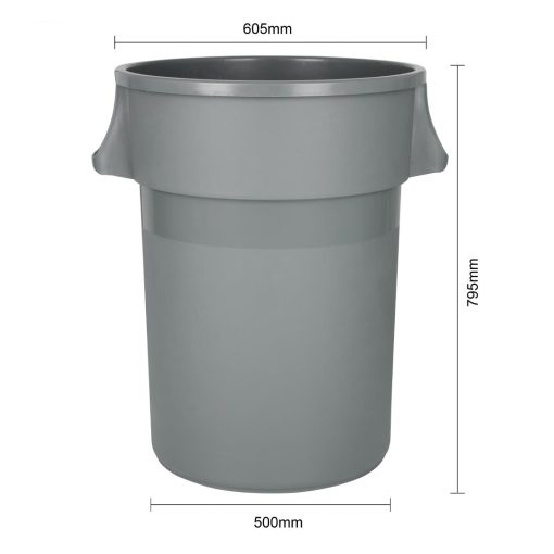 Jantex Heavy-Duty Round Bin 160Ltr (DX498)