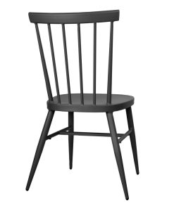 Bolero Windsor Aluminium Black Chairs Pack of 4 (DX686)