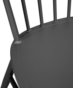 Bolero Windsor Aluminium Black Chairs Pack of 4 (DX686)