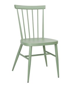 Bolero Windsor Aluminium Green Chairs Pack of 4 (DX687)