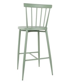 Bolero Windsor Aluminium Green High Stools Pack of 2 (DX689)