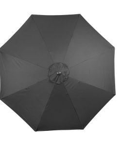 Bolero Seville Round Parasol 3m Diameter Black (DZ870)