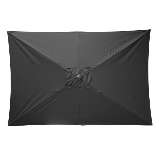 Bolero Seville Square Parasol 2x3m Black (DZ871)