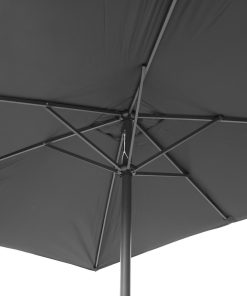 Bolero Seville Square Parasol 2x3m Black (DZ871)