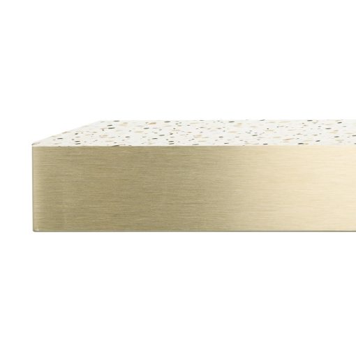 Bolero Terrazzo Style Rectangular Table Top 1100x700mm (DZ874)