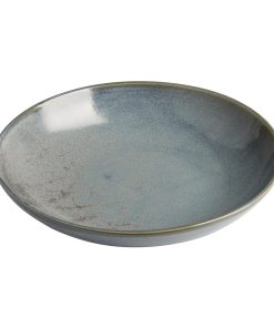 Olympia Ember Blue Low Coupe Bowls 230mm Pack of 4 (FU174)