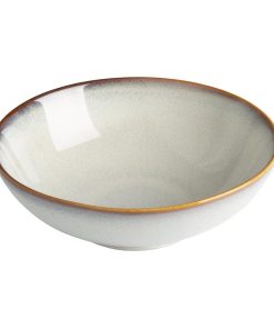 Olympia Drift Grey Plain Coupe Bowls 205mm Pack of 4 (FU191)