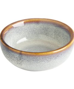 Olympia Drift Grey Plain Dipping Dishes 78mm Pack of 8 (FU193)