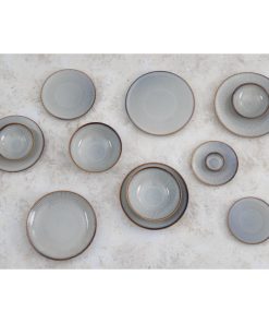 Olympia Drift Grey Plain Dipping Dishes 78mm Pack of 8 (FU193)