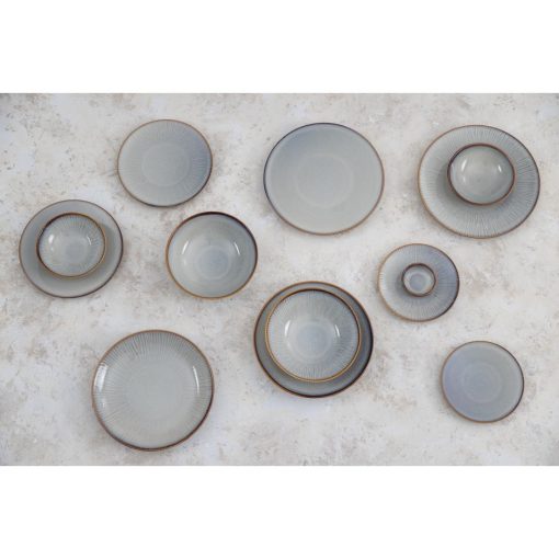 Olympia Drift Grey Plain Dipping Dishes 78mm Pack of 8 (FU193)