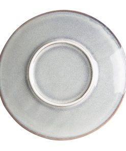 Olympia Drift Grey Embossed Coupe Plates 180mm Pack of 6 (FU196)