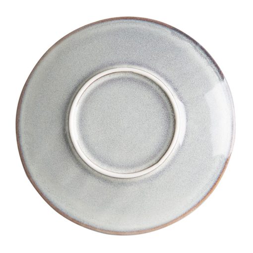 Olympia Drift Grey Embossed Coupe Plates 180mm Pack of 6 (FU196)