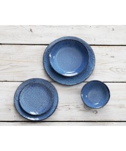 Olympia Denim Blue Coupe Plates 180mm Pack of 6 (FU220)