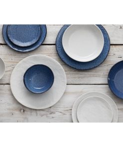 Olympia Denim Blue Coupe Plates 180mm Pack of 6 (FU220)